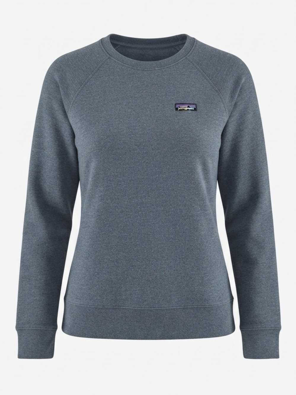 Patagonia Pastel P-6 Label Ahnya Organic Cotton Crewneck Sweatshirt Blue Size S